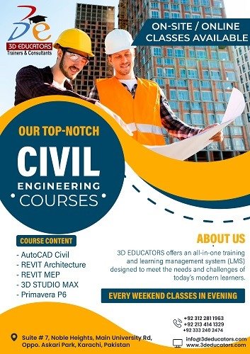Civil Engineer Course Reklam Best Mechanical & Civil Engineering Training in Your Town! Courses: