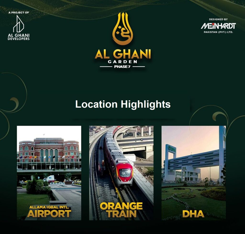 Al Ghani Garden Phase 7 Location